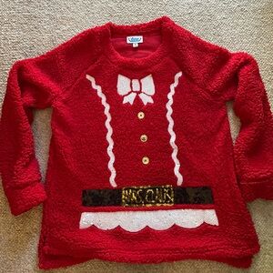 Fuzzy Mrs. Claus tee. XL